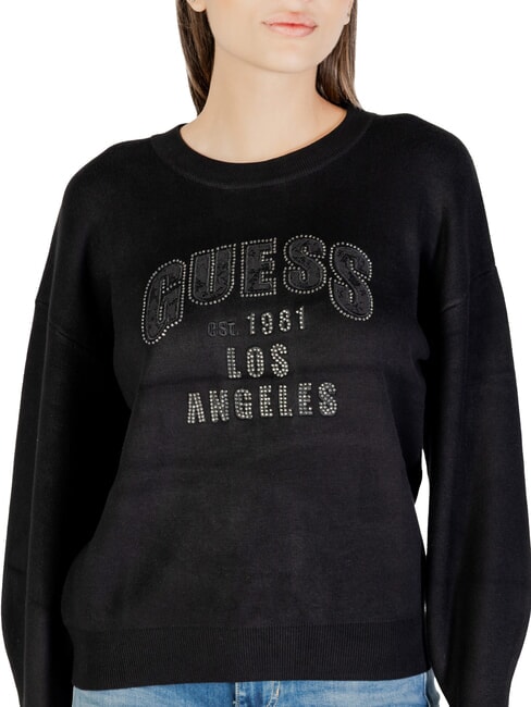 LEIGHTON LOGO Pullover mit Rundhalsausschnitt jetbla - Damenpullover
