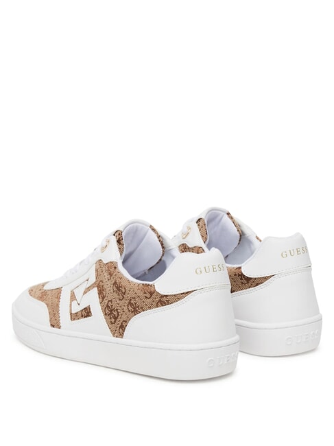 NOCHEE 2  Turnschuhe Weiss-braun - Damenschuhe