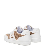 GUESS NOCHEE 2  Turnschuhe Weiss-braun - Damenschuhe - 3