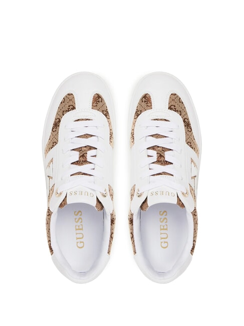 NOCHEE 2  Turnschuhe Weiss-braun - Damenschuhe