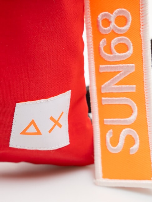 NYLON Nylontasche mit Tasche Feuerrot - Umh&auml;ngetaschen Herren