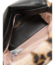 LIUJO LAPUFFY Pl&uuml;sch-Umh&auml;ngetasche mit Animal-Print nat&uuml;rlicher Fleck. - Damentaschen - 5