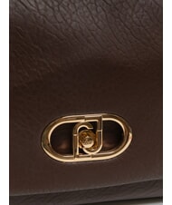 LIUJO LAPUFFY Umh&auml;ngetasche mit &Uuml;berschlag braunes Licht - Damentaschen - 3