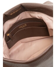 LIUJO LAPUFFY Umh&auml;ngetasche mit &Uuml;berschlag braunes Licht - Damentaschen - 5