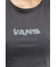 VANS BLUR Crop-Top mit Logo-Print Asphalt - T-Shirts und Tops f&uuml;r Damen - 4