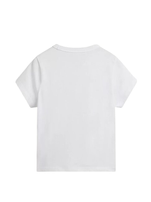 BASIC MINI Kurz&auml;rmliges Baumwoll-T-Shirt Wei&szlig; - T-Shirts und Tops f&uuml;r Damen