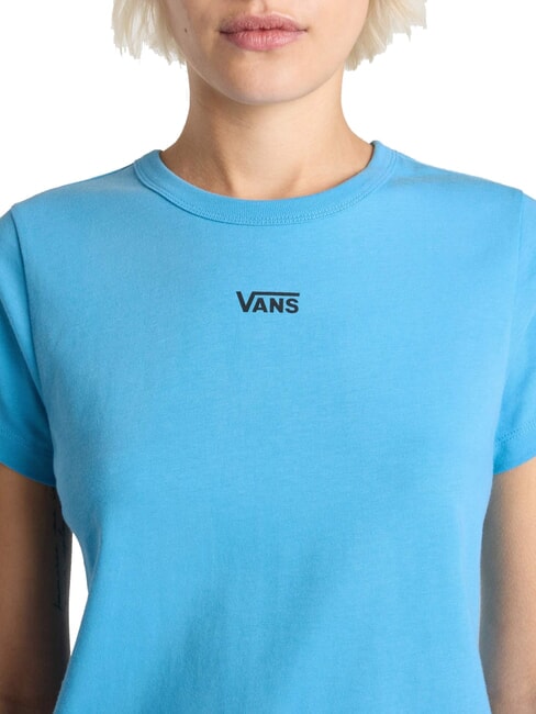 BASIC MINI Kurz&auml;rmliges Baumwoll-T-Shirt Erbe blau - T-Shirts und Tops f&uuml;r Damen