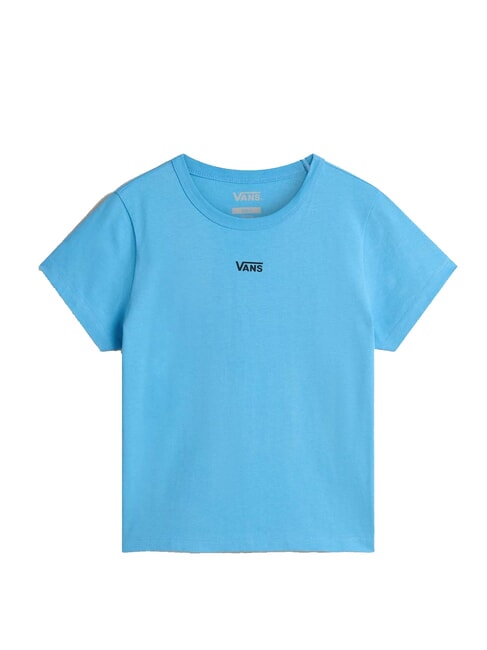 BASIC MINI Kurz&auml;rmliges Baumwoll-T-Shirt Erbe blau - T-Shirts und Tops f&uuml;r Damen