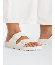 BIRKENSTOCK ARIZONA EVA Slipper-Sandale mit zwei Schnallen Eierschale - Damenschuhe - 8