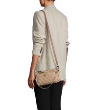 GUESS NOELLE 2 Umh&auml;ngetasche Latte-Logo / braun - Damentaschen - 4