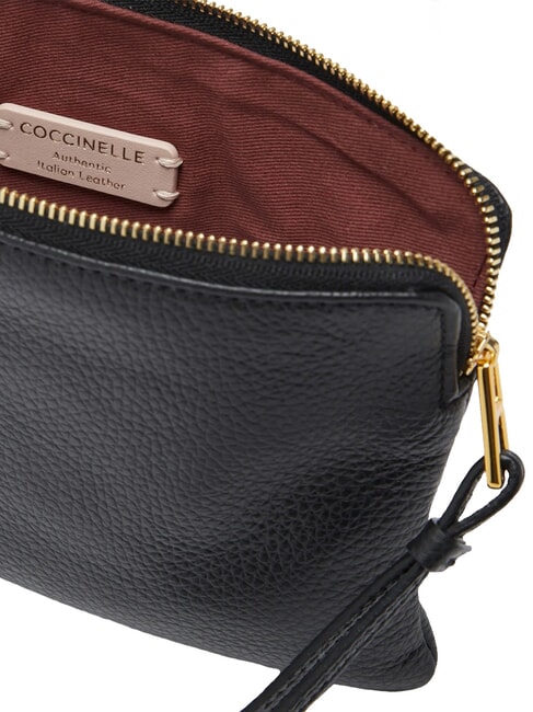 ALIAS Clutch aus Leder Schwarz - Damentaschen