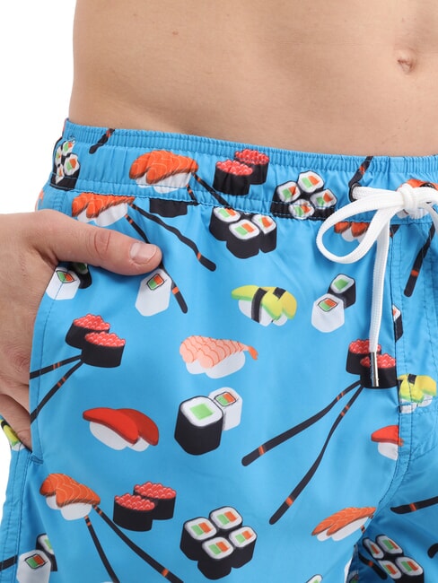 JAPAN Herren Strandkost&uuml;m Blau - Herrenbadehosen