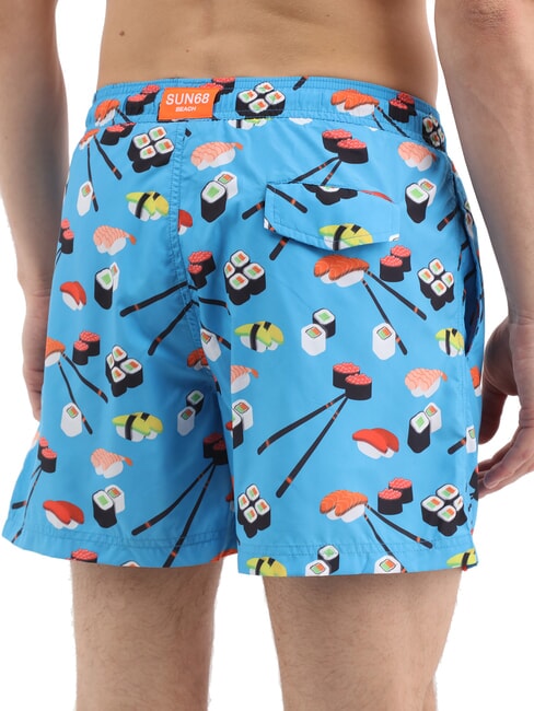 JAPAN Herren Strandkost&uuml;m Blau - Herrenbadehosen