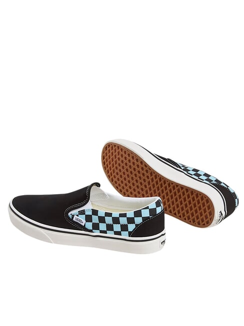 CLASSIC POP CHECK Karierte Slip-On-Sneaker Kristallblau - Schuhe Unisex