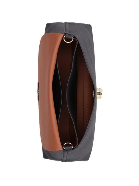 NIKLA Umh&auml;ngetasche schwarz/cognac - Damentaschen
