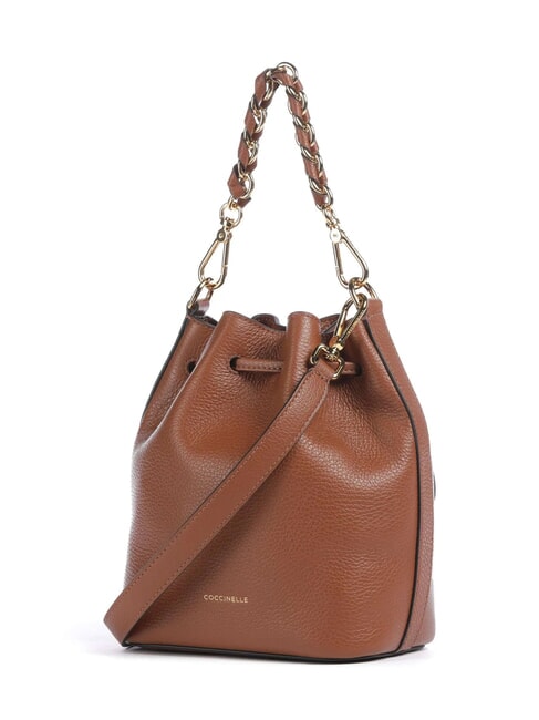 BEAT GENERATION Mini-Ledereimer Cognac - Damentaschen