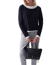 COCCINELLE DOUBLE BEAT Umh&auml;ngetasche Schwarz - Damentaschen - 4