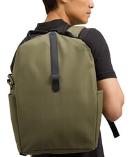 RAINS CLIP FRONT Wasserdichter Rucksack Sumpf - Rucks&auml;cke f&uuml;r Schule &amp; Freizeit - 4