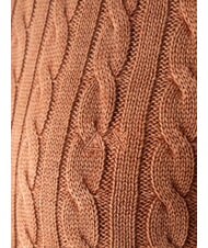 SUN68 VINTAGE Rundhalspullover mit Zopfmuster Kakao - Herrenpullover - 2