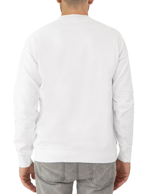 ROUND PRINT Rundhals-Sweatshirt mit Print Wei&szlig; - Sweatshirts Herren