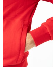 SUN68 MINI LOGO Sweatshirt mit hohem Kragen und Rei&szlig;verschluss Feuerrot - Sweatshirts Herren - 3