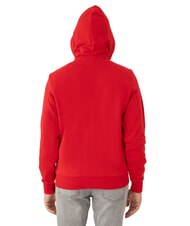 SUN68 MINI LOGO Hoodie mit durchgehendem Rei&szlig;verschluss Feuerrot - Sweatshirts Herren - 4