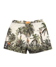 SUN68 ANIMAL Strandkost&uuml;m f&uuml;r Herren Cremewei&szlig; - Herrenbadehosen - 3