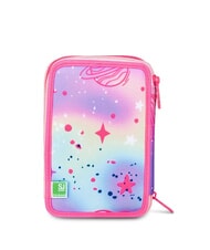 SJGANG CAT LED Federm&auml;ppchen mit 3 Rei&szlig;verschl&uuml;ssen und Schulset fuchsiafluo - Etuis und Zubeh&ouml;r - 7
