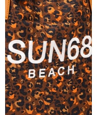 SUN68 LOGO BEACH Strandtasche aus Segeltuch beige/fluoreszierendes orange - Damentaschen - 3