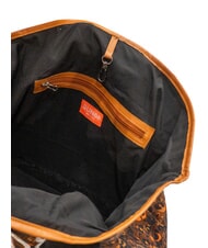 SUN68 LOGO BEACH Strandtasche aus Segeltuch beige/fluoreszierendes orange - Damentaschen - 5