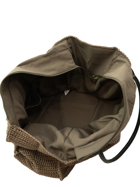 TWIST Strandtasche mit Schulterriemen Beige - Damentaschen
