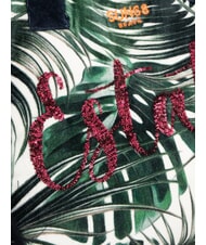 SUN68 FANCY SPONGE ALLOVER Strandtasche aus Canvas mit Schulterriemen Englischgr&uuml;n/Cremewei&szlig; - Damentaschen - 3