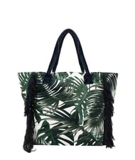 SUN68 FANCY SPONGE ALLOVER Strandtasche aus Canvas mit Schulterriemen Englischgr&uuml;n/Cremewei&szlig; - Damentaschen - 4