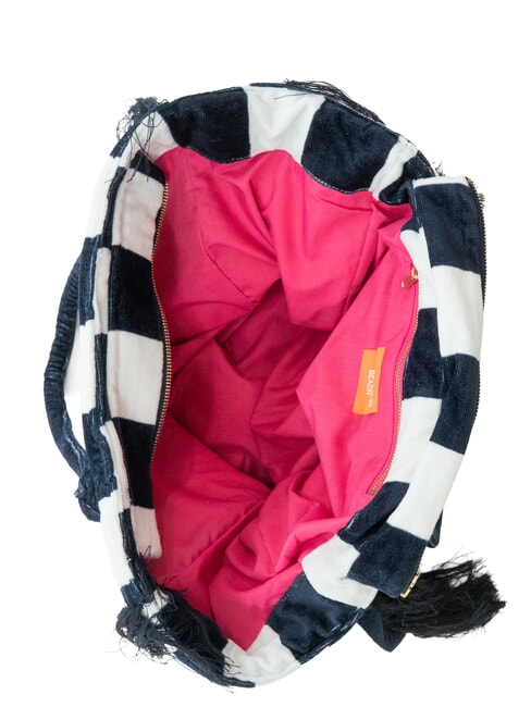 FANCY SPONGE ALLOVER Strandtasche aus Canvas mit Schulterriemen marineblau/cremewei&szlig; - Damentaschen