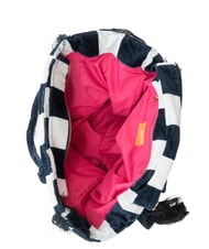 SUN68 FANCY SPONGE ALLOVER Strandtasche aus Canvas mit Schulterriemen marineblau/cremewei&szlig; - Damentaschen - 5