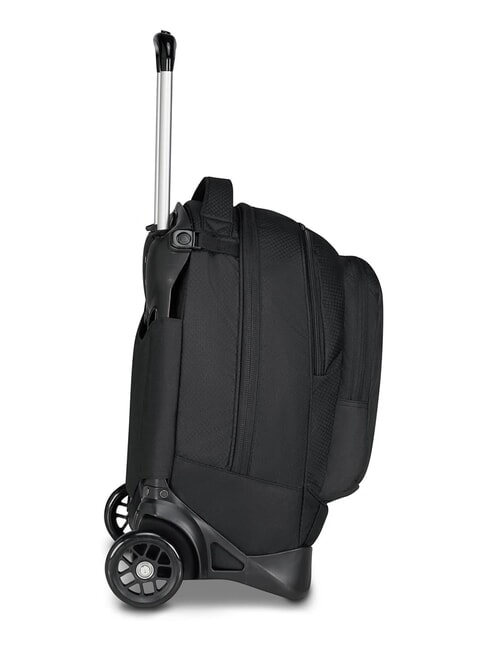PLUS GRS LED 14" Laptop-Trolley-Rucksack tiefschwarz - Rucks&auml;cke mit Trolleyfunktion