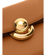 FURLA SFERA Mini-Umh&auml;ngetasche aus Leder Brandy - Damentaschen - 3