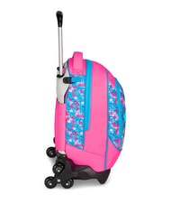 MERMAID M. FEVER Abnehmbarer 3-Rad-Trolley-Rucksack fluoreszierendes T&uuml;rkis - Rucks&auml;cke mit Trolleyfunktion - 4