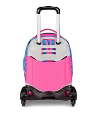 MERMAID M. FEVER Abnehmbarer 3-Rad-Trolley-Rucksack fluoreszierendes T&uuml;rkis - Rucks&auml;cke mit Trolleyfunktion - 8