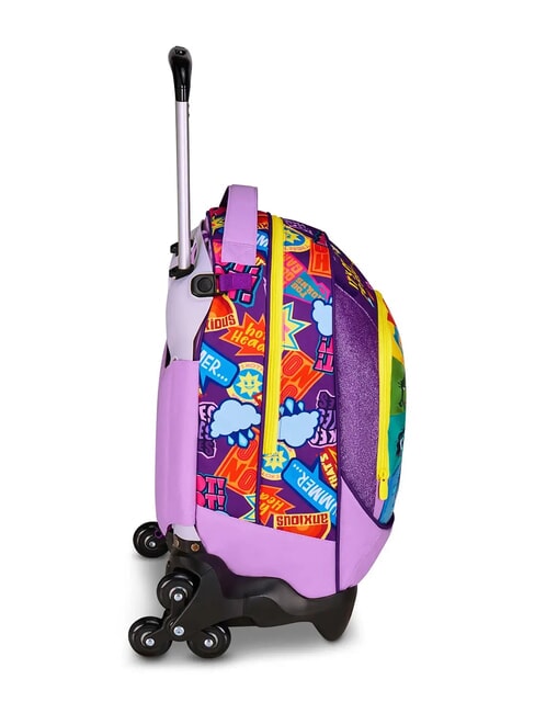 UNIVERSAL MOOD Abnehmbarer 3-Rad-Trolley-Rucksack lila Chiffon - Rucks&auml;cke mit Trolleyfunktion