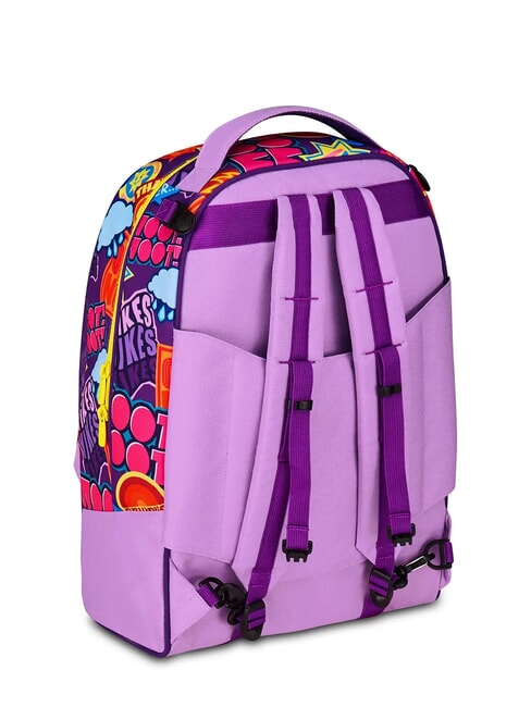 UNIVERSAL MOOD Abnehmbarer 3-Rad-Trolley-Rucksack lila Chiffon - Rucks&auml;cke mit Trolleyfunktion
