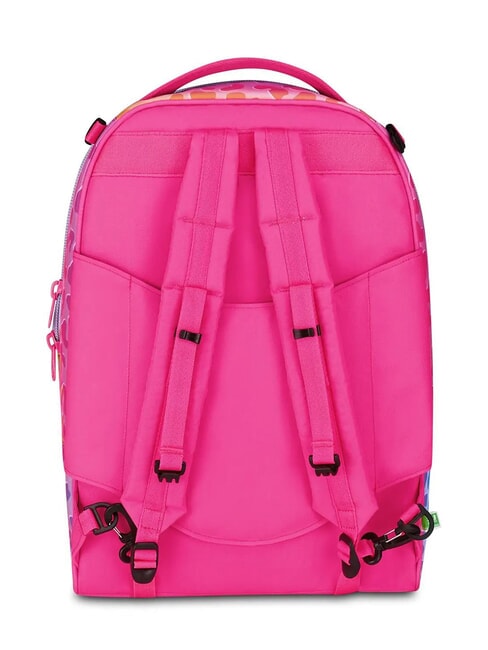 CAT&AIR Abnehmbarer 3-Rad-Trolley-Rucksack SCHWARZ GESTREIFTER WALD - Rucks&auml;cke mit Trolleyfunktion