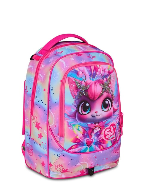 CAT LED Abnehmbarer 3-Rad-Trolley-Rucksack fuchsiafluo - Rucks&auml;cke mit Trolleyfunktion