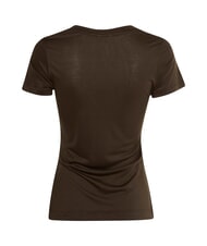 GUESS VN SS LIGHT BASIC Weiches T-Shirt mit V-Ausschnitt Espressobraun - T-Shirts und Tops f&uuml;r Damen - 2