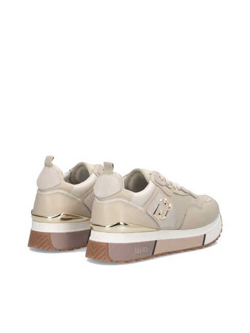 MAXI WONDER 01 Sneakers aus Leder und Mesh helles Seil - Damenschuhe