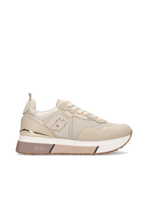 MAXI WONDER 01 Sneakers aus Leder und Mesh helles Seil - Damenschuhe