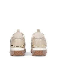 LIUJO MAXI WONDER 01 Sneakers aus Leder und Mesh helles Seil - Damenschuhe - 7