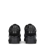 LIUJO MAXI WONDER 91 Plateau-Sneaker mit Lackledereins&auml;tzen Schwarz - Damenschuhe - 7