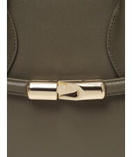 FURLA GOCCIA Kleine Umh&auml;ngetasche aus Leder Salbei - Damentaschen - 5