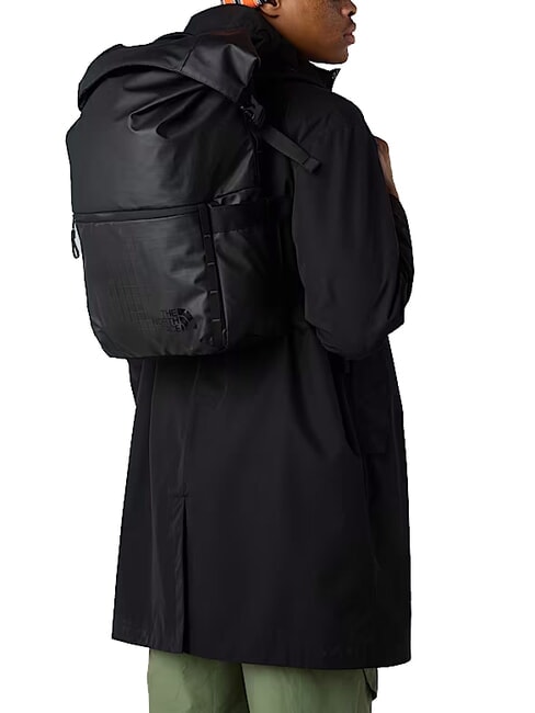 BASE CAMP VOYAGER Rolltop-Rucksack, f&uuml;r Laptops bis 16 Zoll TNF-Schwarz/Asphaltgrau - Rucks&auml;cke f&uuml;r Schule &amp; Freizeit